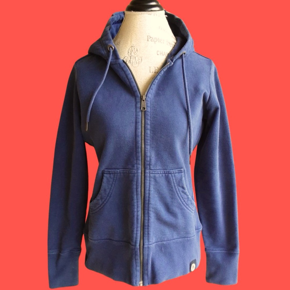 AMERICAN GIANT navy blue hoodie size L